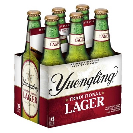 Yuengling Lager 6 Pack Bottles